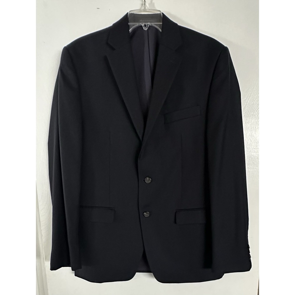 Lauren Ralph Lauren Macy's Men's Store 100% Wool 38R Suit Jacket Navy